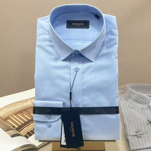 雅戈尔长袖衬衫男商务标准DP免烫