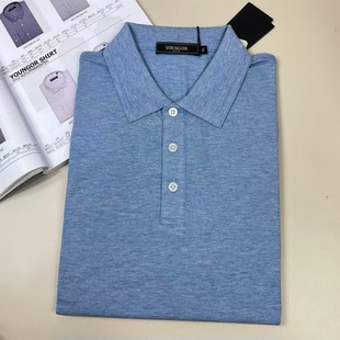 POLO衫 短袖 蓝色宽松T恤商务休闲上衣533078ICA 雅戈尔男士 1280元