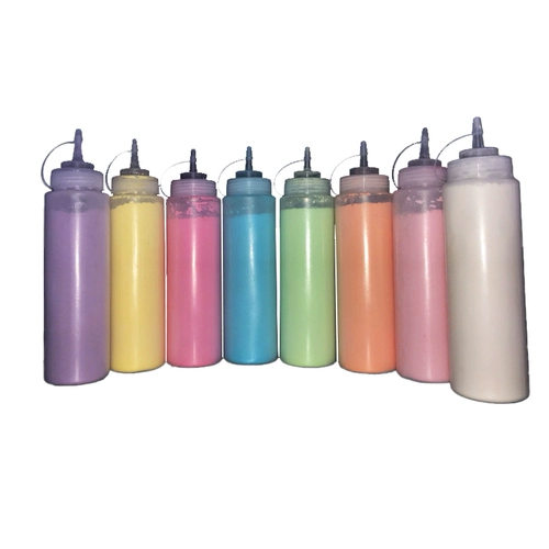 Цвет бега порошка бутылка радужная бутылка для бутылочки.