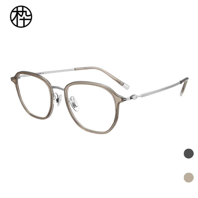 木九十专柜正品MJ12FM4005时尚造型方框男女学生白领精致眼镜框架