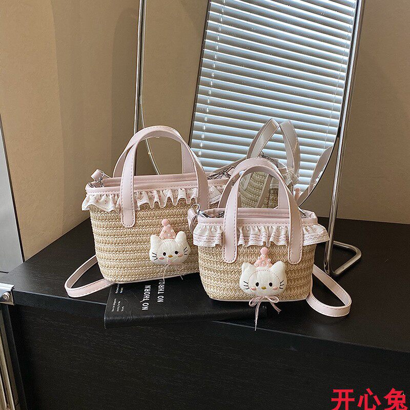 儿童可爱包包女孩女童夏天海边沙斜挎包/拎包/腰包