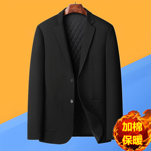 加棉加厚西服职业男装 大码 上班单西潮 冬季 300斤胖子休闲商务西装