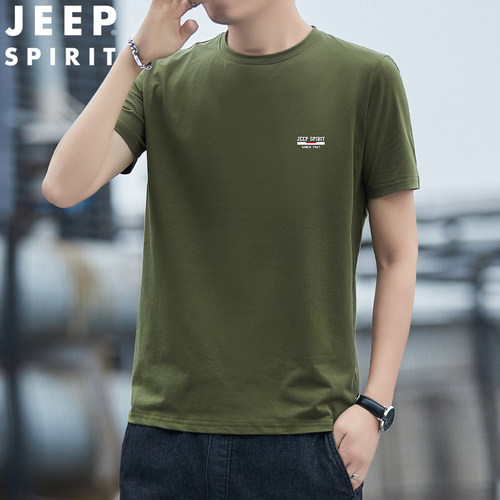JEEP/吉普夏季短袖t恤男短袖t恤