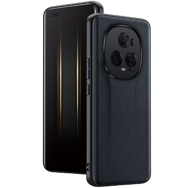 荣耀magic5手机壳十字纹