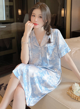 桑蚕丝真丝睡裙女春夏季性感睡衣2026年新款高级感网红薄款家居服