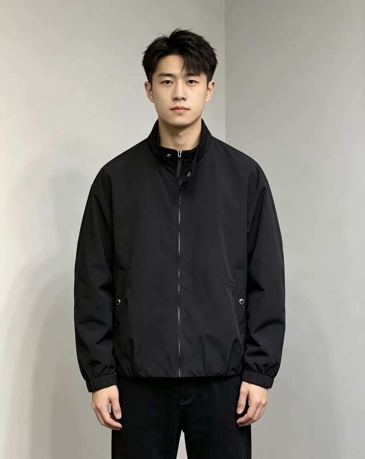 007 16EME NORD 2026秋季新款男士立领夹克时尚百搭休闲上衣图片