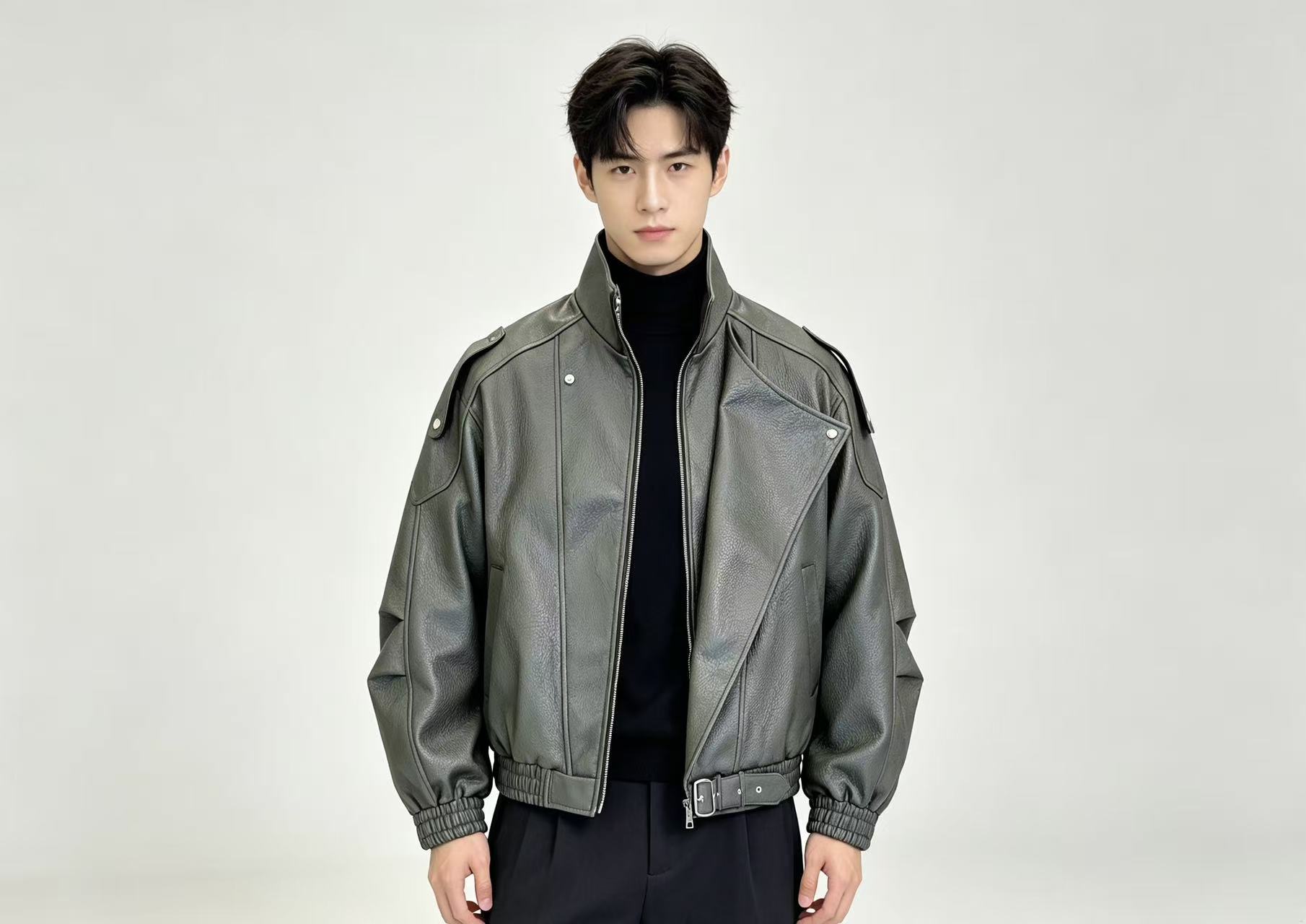 007 007 16EME NORD 2026秋季新款男士立领夹克时尚百搭休闲上衣图片