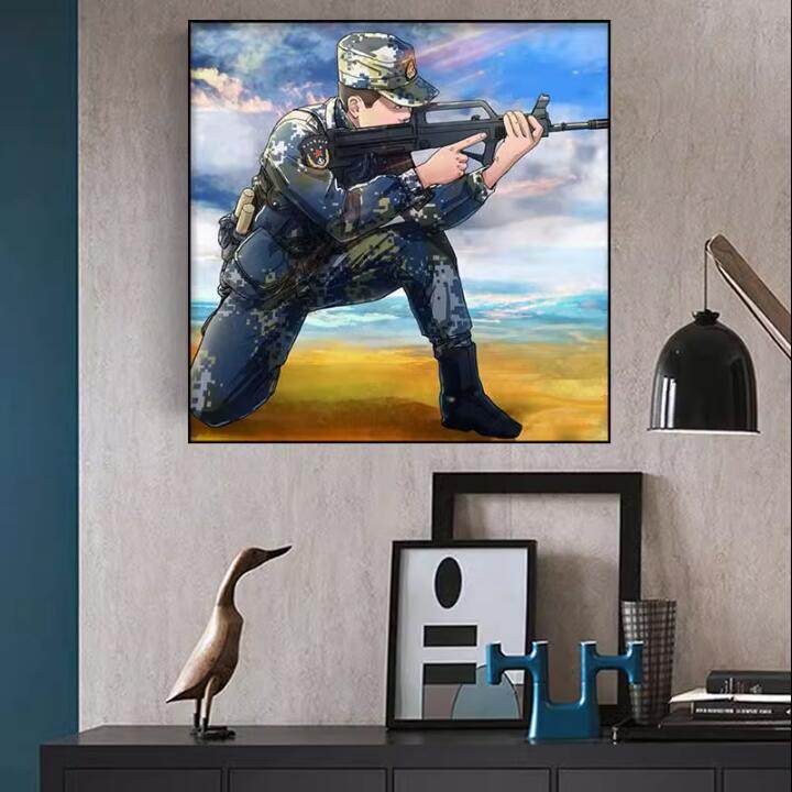 2023新款钻石画兵哥哥客厅卧室十字绣满钻带框手工diy粘贴钻小幅,居家布艺,钻石绣,淘宝优惠券,粉丝福利购,淘宝优惠卷