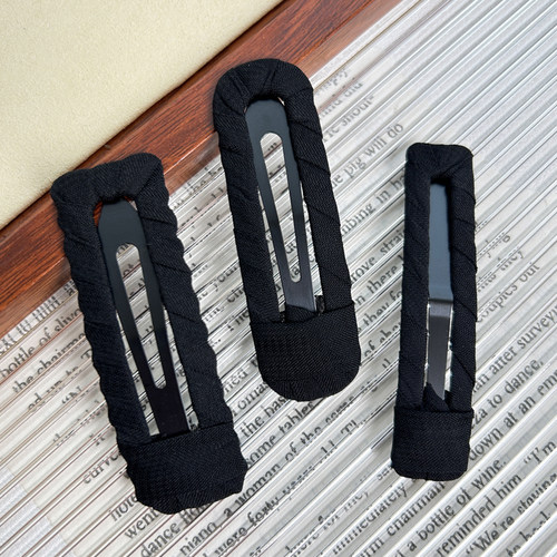 诗情画意布艺刘海一字夹