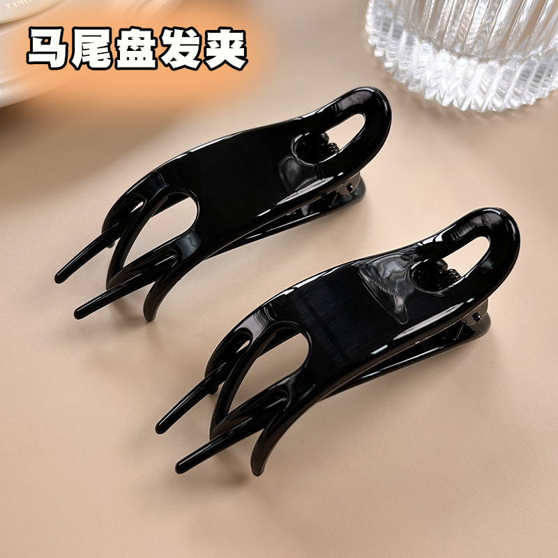 留短发过渡用大号鸭嘴夹发夹