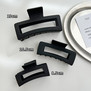 大中小号头发抓夹发夹子头饰盘发卡子女鲨鱼夹后脑勺半扎发量多少