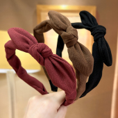 2025新款 可爱兔耳朵蝴蝶结发箍女头箍压发卡发捆头饰发旅发窟气质