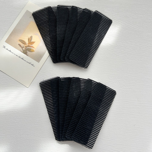 长方形简约刘海贴黑色