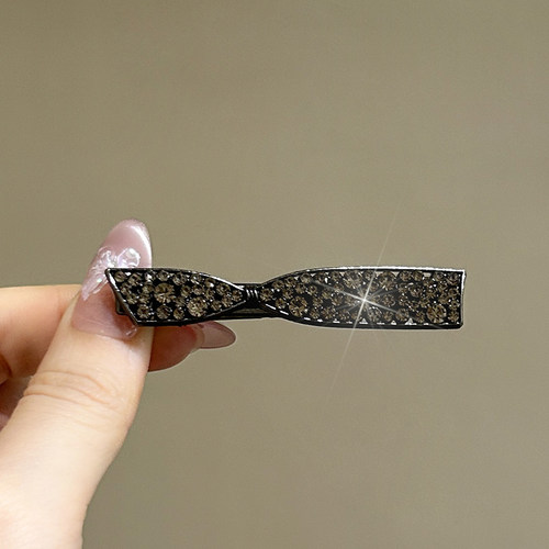 诗情画意满钻领结一字夹