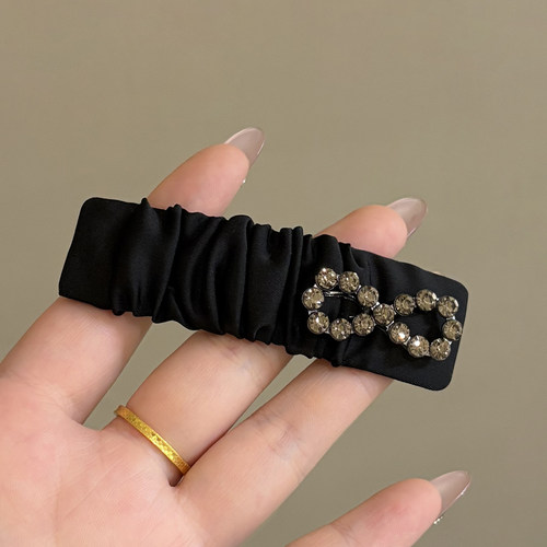 诗情画意水钻蝴蝶结褶皱BB夹