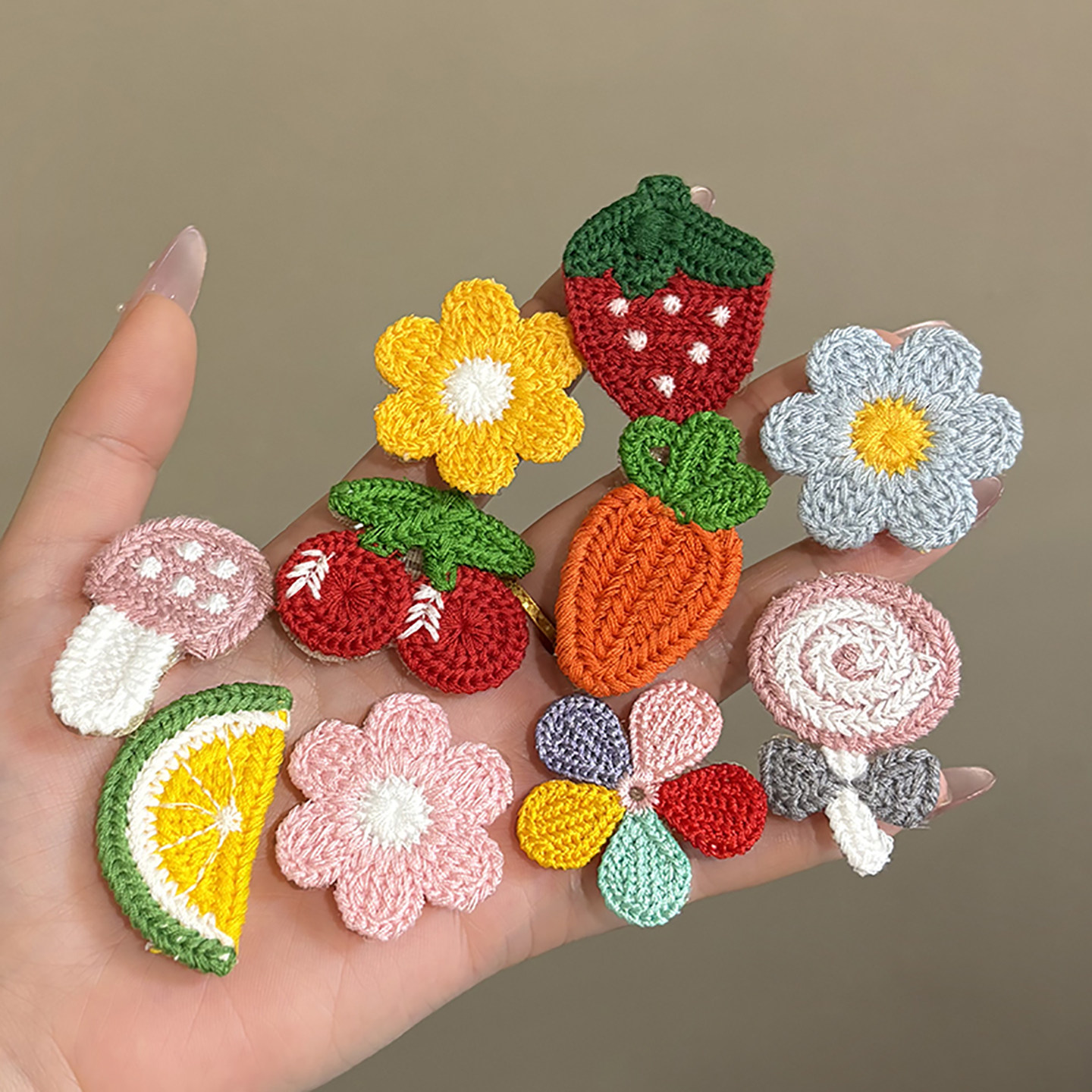 可爱发饰水果魔法贴美发刘海魔术沾发粘头发贴碎发头饰儿童女神器