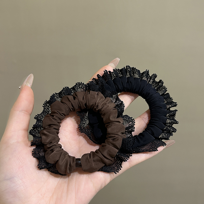 诗情画意蕾丝小肠发圈