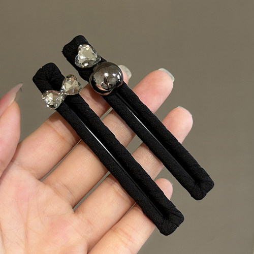 诗情画意水钻一字夹鸭嘴夹