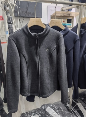 88699冬季新款2025德绒加绒加厚拉链卫衣立领开衫女休闲运动上衣