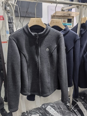 88699冬季新款2025德绒加绒加厚拉链卫衣立领开衫女休闲运动上衣