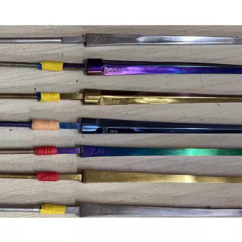 章牌剑条不锈电动花剑重剑佩剑剑条彩金黑蓝儿童成人比赛认证器材
