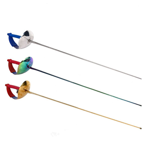 诺力防锈佩剑整剑彩金蓝色电动剑