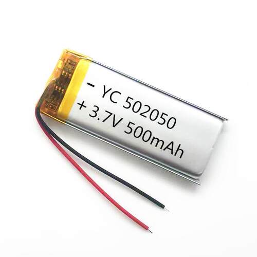 502050聚合物锂电池500mAh睫毛仪计步器氛围灯护眼仪锂电池