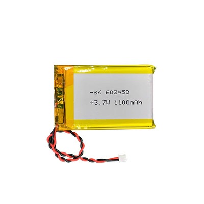 现货603450-1100mah聚合物锂电池 3.7V护眼仪电池 学习机电池