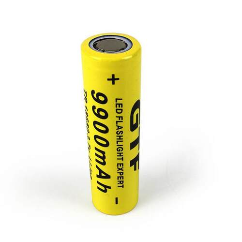 GTL18650锂电池9900mah 3.7V 防爆手电筒LED电池 外贸爆款