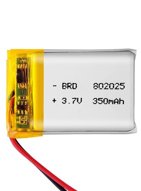 802025 350mAh3.7V游戏手柄 蓝牙音箱IEC62133认证聚合物锂电池