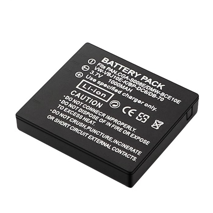 工厂兼容PANASONIC松下DMW-BCE10E锂电池CGA-S008E相机电池
