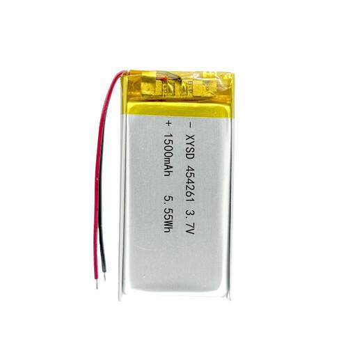 聚合物锂电池454261-1500mAh3.7V发热产品按摩腰带消毒喷雾器灯饰