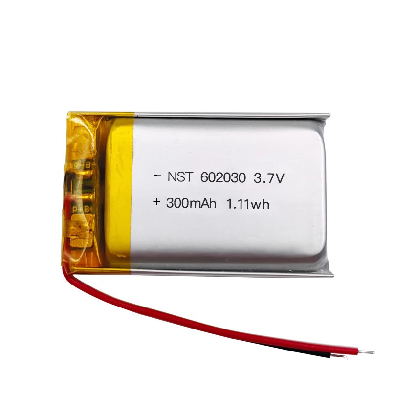 602030 300mAh 充电聚合物锂电池3.7V美容仪电池质量稳定