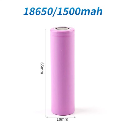 平头18650锂电池600~3400mAh 电风扇 充电宝 3.7V太阳能灯