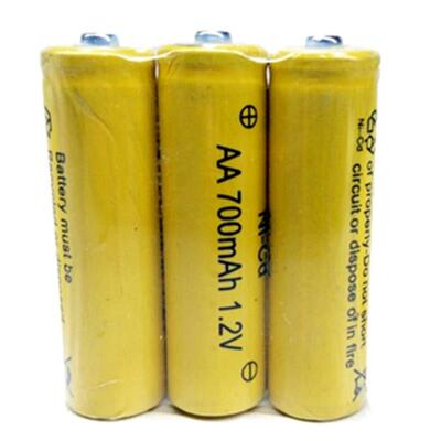 1.2充电电池镍镉电池 用于玩具电动 太阳能灯具 鼠标  AA700MAH