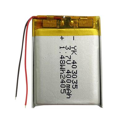 403035聚合物锂电池400mAh美容仪训狗器3.7V训狗器聚合物锂电池