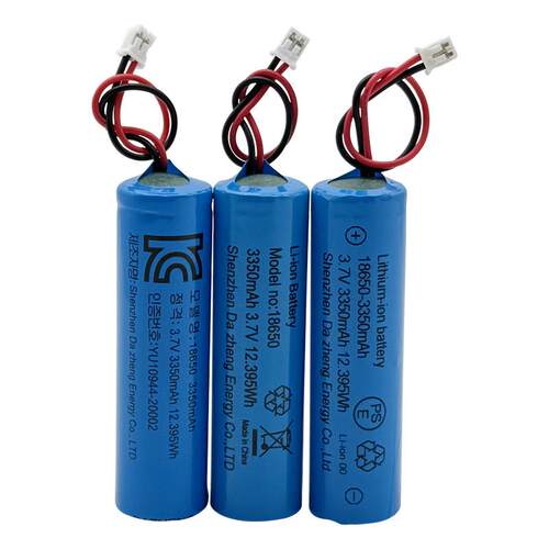 KC认证18650锂电池3350mAh 3.7V蓝牙音响风扇智能灯 UL认证锂电池