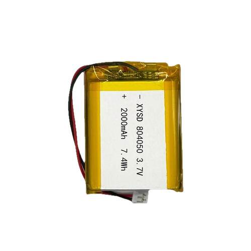 聚合物锂电池804050-2000mAh3.7V美容仪露营灯鞋灯饰探测仪按摩枕