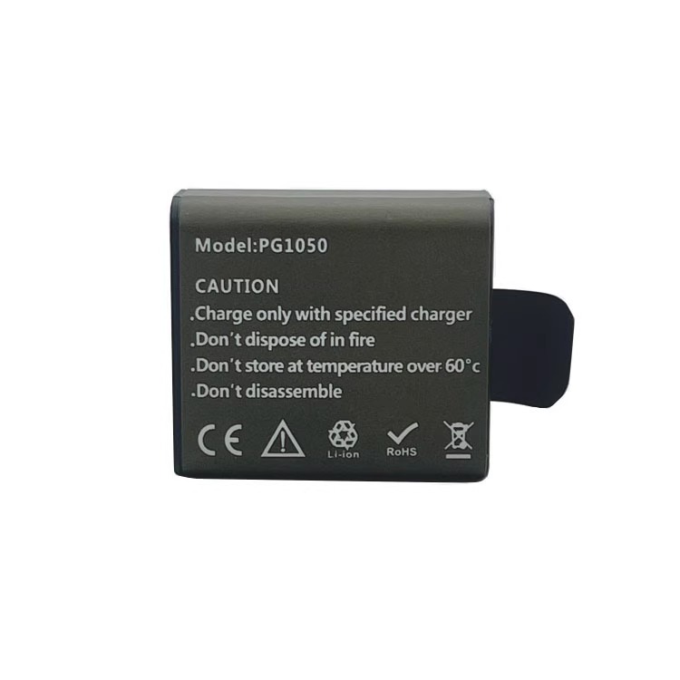 PG1050 适用于EKEN运动相机电池900mAh 1050mAh锂聚合物电池