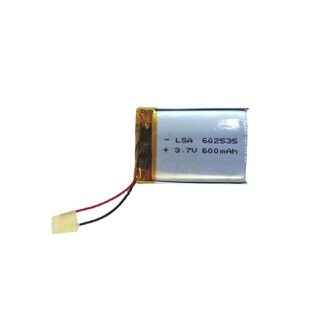 602535聚合物锂电池500MAH 3.7V 蓝牙音箱智能穿戴美容仪