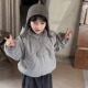 暮晨家新款 冬装 2025男童夹棉连帽卫衣中小童宽松洋气加厚保暖外套