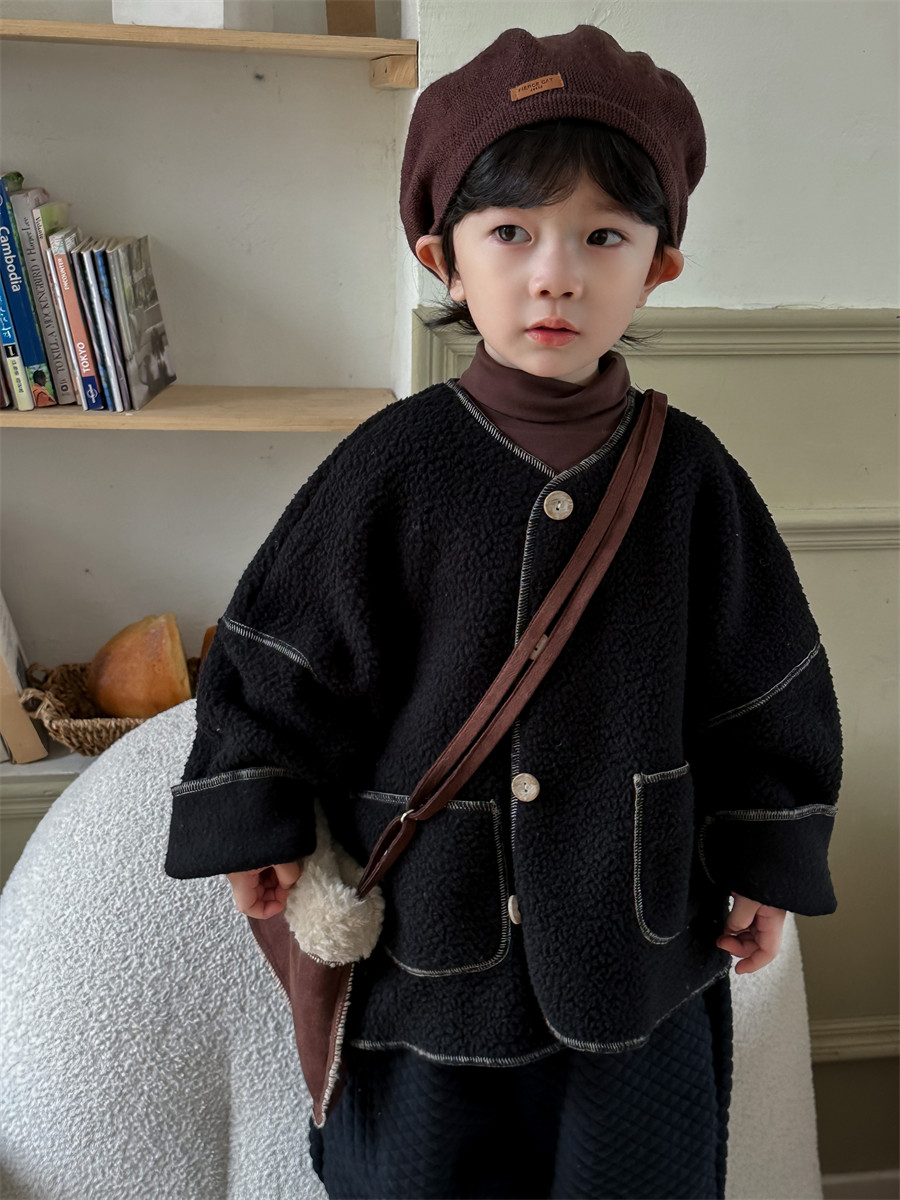 暮晨家新款冬装2024男童加厚双面绒外套儿童森系宽松毛毛衣开衫,童装/婴儿装/亲子装,普通外套,淘宝优惠券,粉丝福利购,淘宝优惠卷