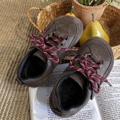 秋冬男女童舒适魔术贴童鞋德训鞋