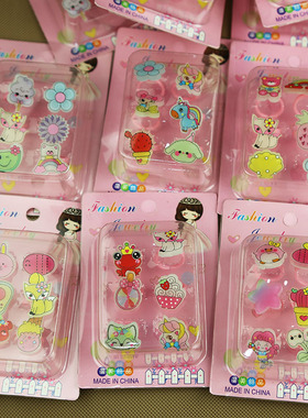 儿童戒指卡通戒指可爱女孩公主水钻水晶戒指儿童饰品戒指宝宝礼物