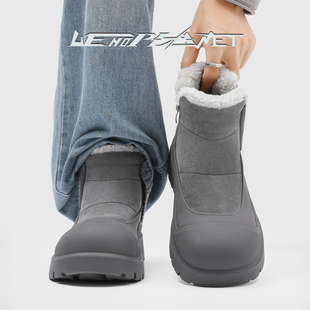 日本OFFCAT上野行星户外雪地靴男女百搭休闲加绒加厚保暖棉鞋东北