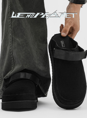 日本OFFCAT2025新款时尚百搭勃肯鞋男厚底增高包头半拖女外穿休闲