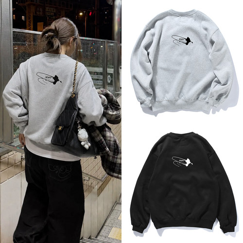 日系余文乐同款WTAPS AzAz SWEATER CTPL 休闲情侣套头慵懒风卫衣