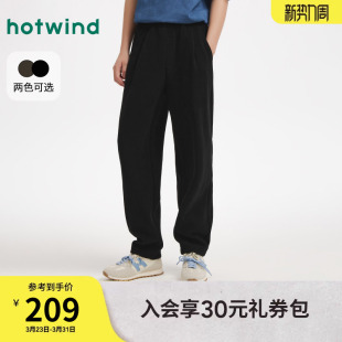 新款 2025年冬季 时尚 条绒卫裤 热风男士 宽松直筒窄脚休闲卫裤 卫裤