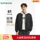新款 热风男士 羽绒服棒球服羽绒外套2025年冬季 轻薄压纹内搭羽绒服