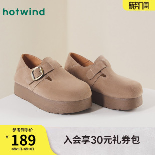 百搭两穿勃肯休闲鞋 热风厚底单鞋 新款 2025年春季 子H15W25102 女款